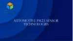 Automotive PM2.5 Sensor Technologies - slide 1