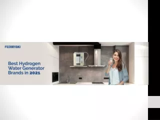 Best Hydrogen water generator brands in 2021