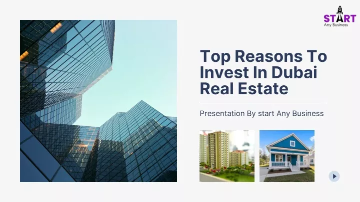 top reasons to invest in dubai real estate