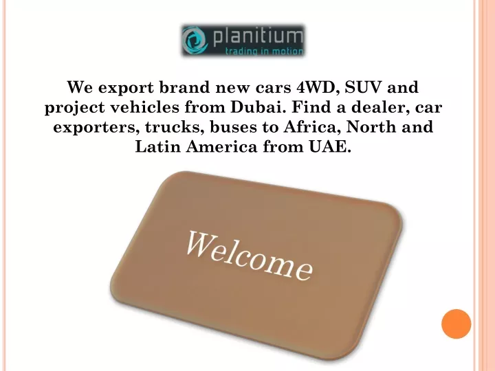 we export brand new cars 4wd suv and project