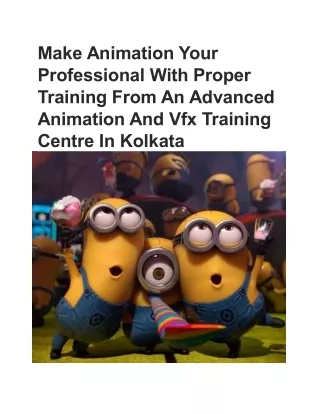 make animation your professional with proper