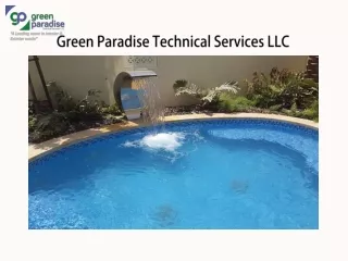 Green Paradise Technical Services LLC The best Swimming Pool Contractor in UAE