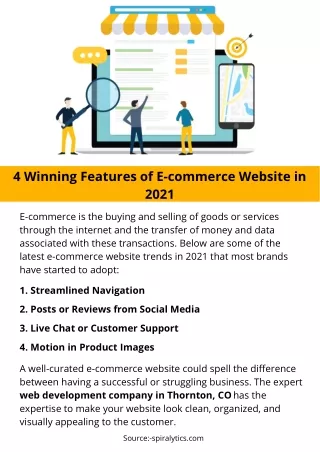 4 winning features of e commerce website in 2021