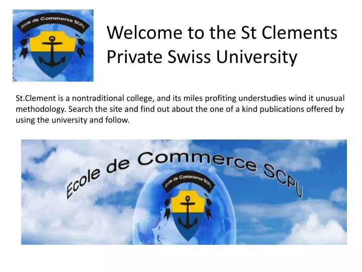 welcome to the st clements private swiss