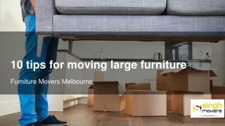10 tips for moving large furniture.