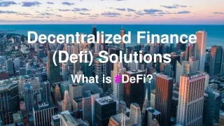 decentralized finance defi solutions