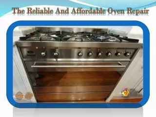 The Reliable and Affordable Oven Repair