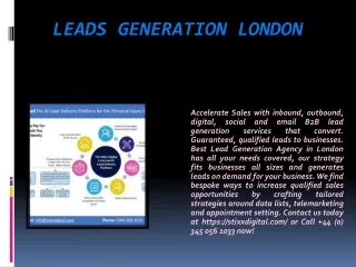 leads generation london