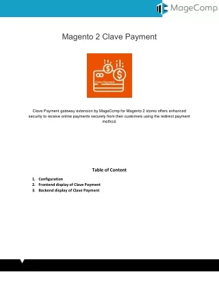 magento 2 clave payment
