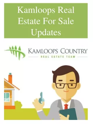 Kamloops Real Estate For Sale Updates