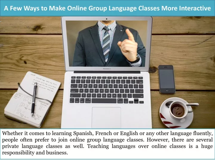 a few ways to make online group language classes more interactive