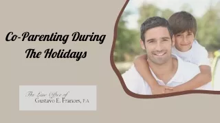 co parenting during the holidays
