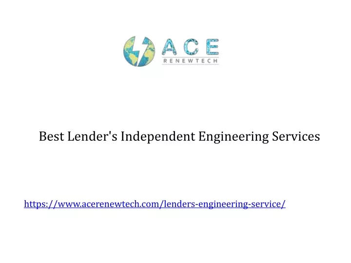 best lender s i ndependent e ngineering services