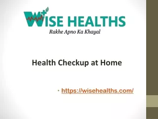 Health Checkup at Home