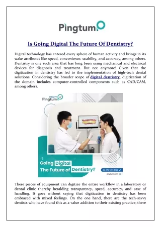 Is Going Digital the Future of Dentistry?
