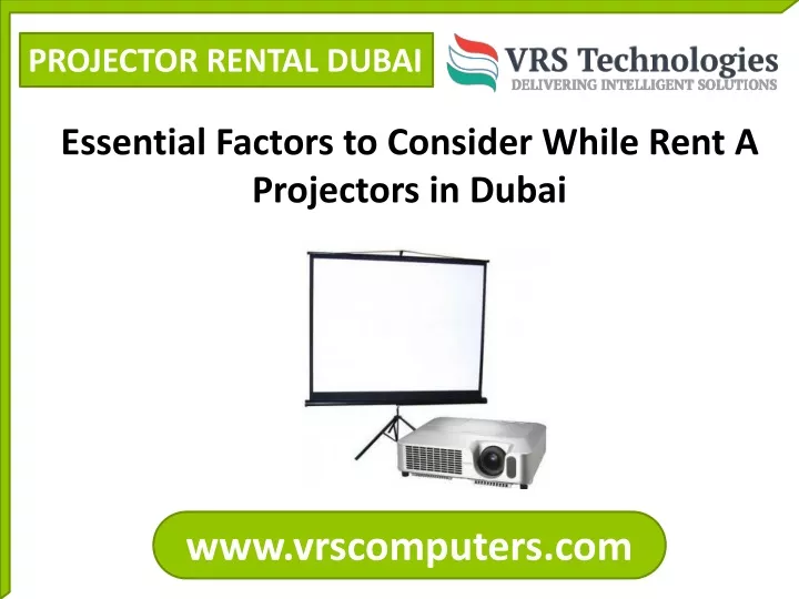 projector rental dubai