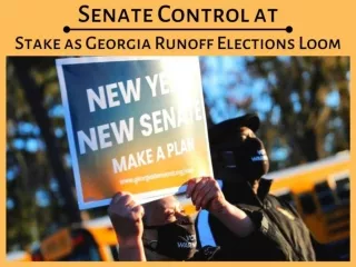 Senate control at stake as Georgia runoff elections loom