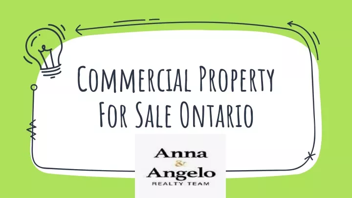 commercial property for sale ontario
