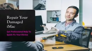repair your damaged imac