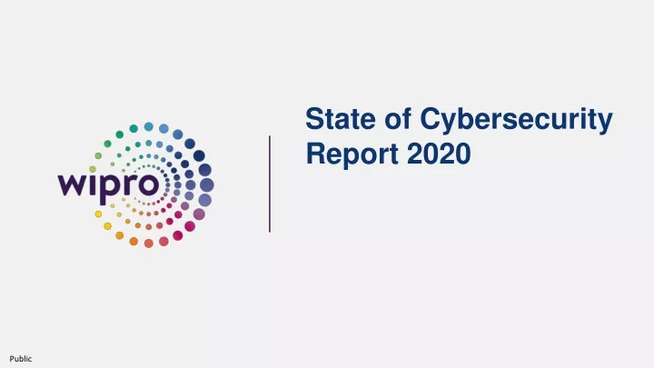 state of cybersecurity report 2020