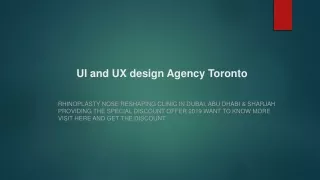 UI and UX design Agency Toronto