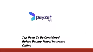 Top Facts To Be Considered Before Buying Travel Insurance Online