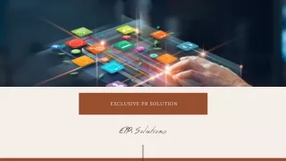 Exclusive PR solutions SEO Company