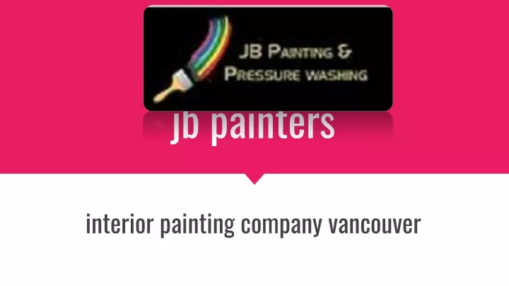 jb painters