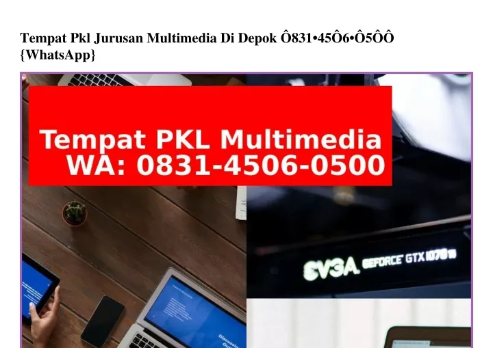 tempat pkl jurusan multimedia di depok