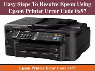 easy steps to resolve epson using epson printer