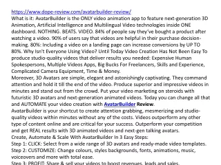 https www dope review com avatarbuilder review
