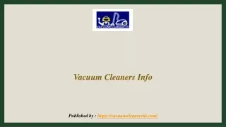Vacuum Cleaners Info
