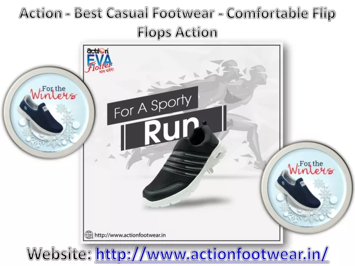 action best casual footwear comfortable flip flops action