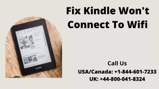 fix kindle won t connect to wifi