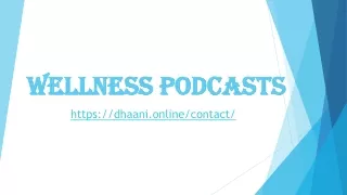 wellness podcasts