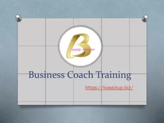 Business Coach Training