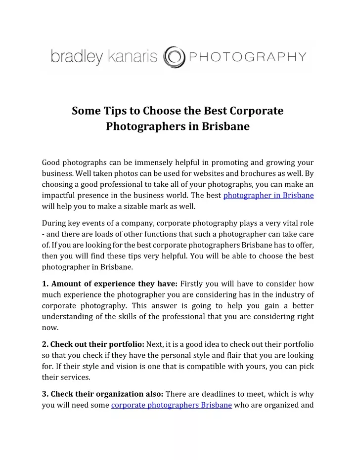 some tips to choose the best corporate