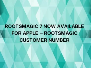 RootsMagic 7 Now Available For Apple – RootsMagic Customer Number