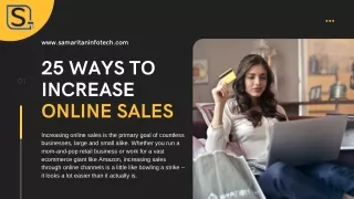 25 Ways to Increase Online Sales