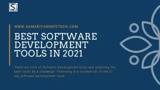 Best Software Development Tools in 2021