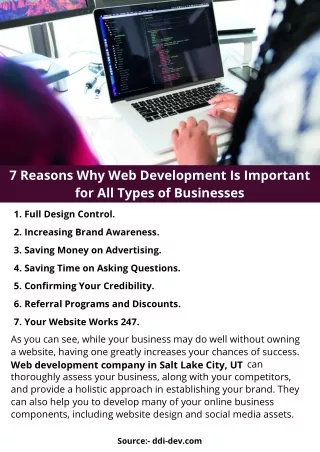 7 reasons why web development is important