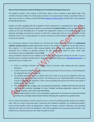 take our best professional academic writing