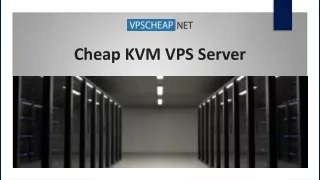 cheap kvm vps server