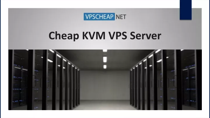 cheap kvm vps server