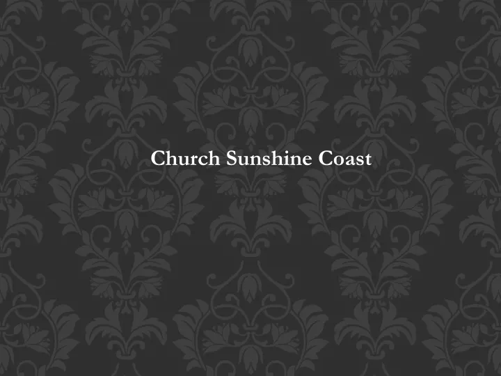 church sunshine coast