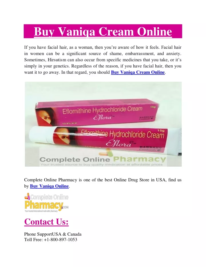 buy vaniqa cream online