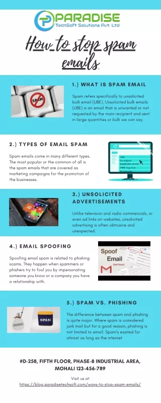 how to stop spam emails