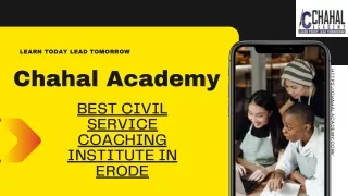 Best Civil Service Coaching Institute in Erode | Chahal Academy