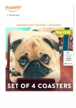 Personalised Photo Coasters & Placemats | Printster - slide 1