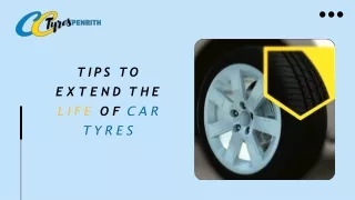 tips to extend the life of car tyres